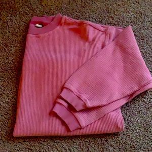 Over sized ribbed sweatshirt; great condition